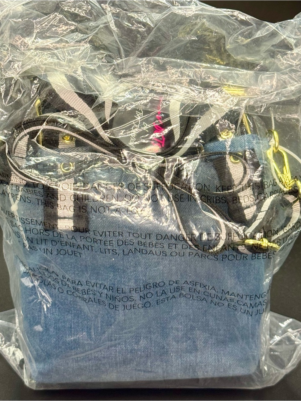 Betsey Johnson Denim Crossbody Bag NIB!!! - Picture 5 of 5